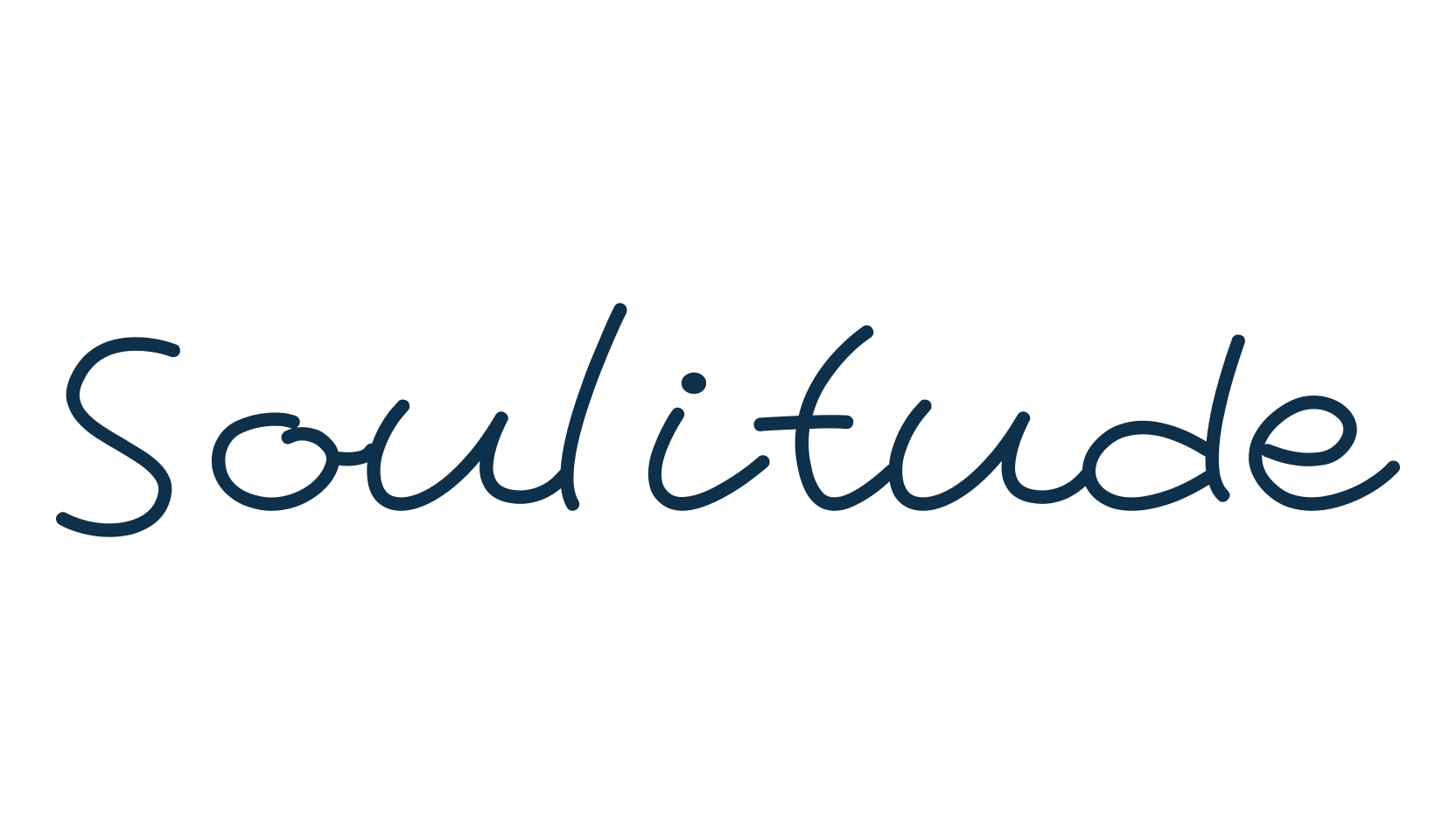 Soulitude, handwriting font preview
