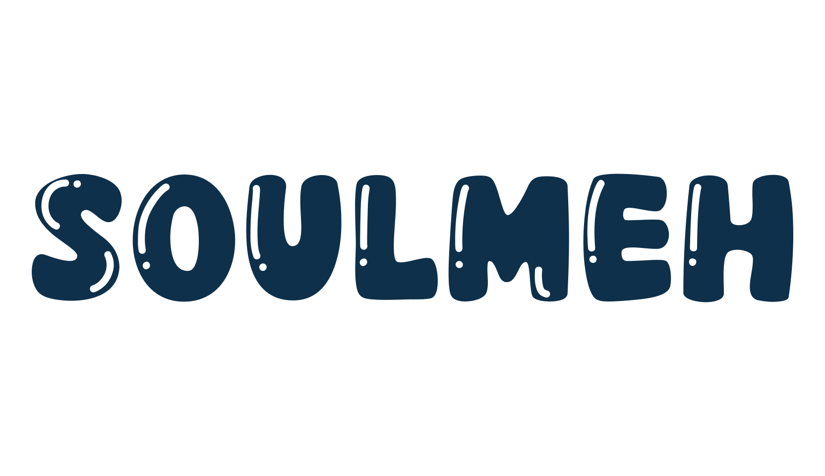 Soulmeh, fancy cartoon decorative font preview