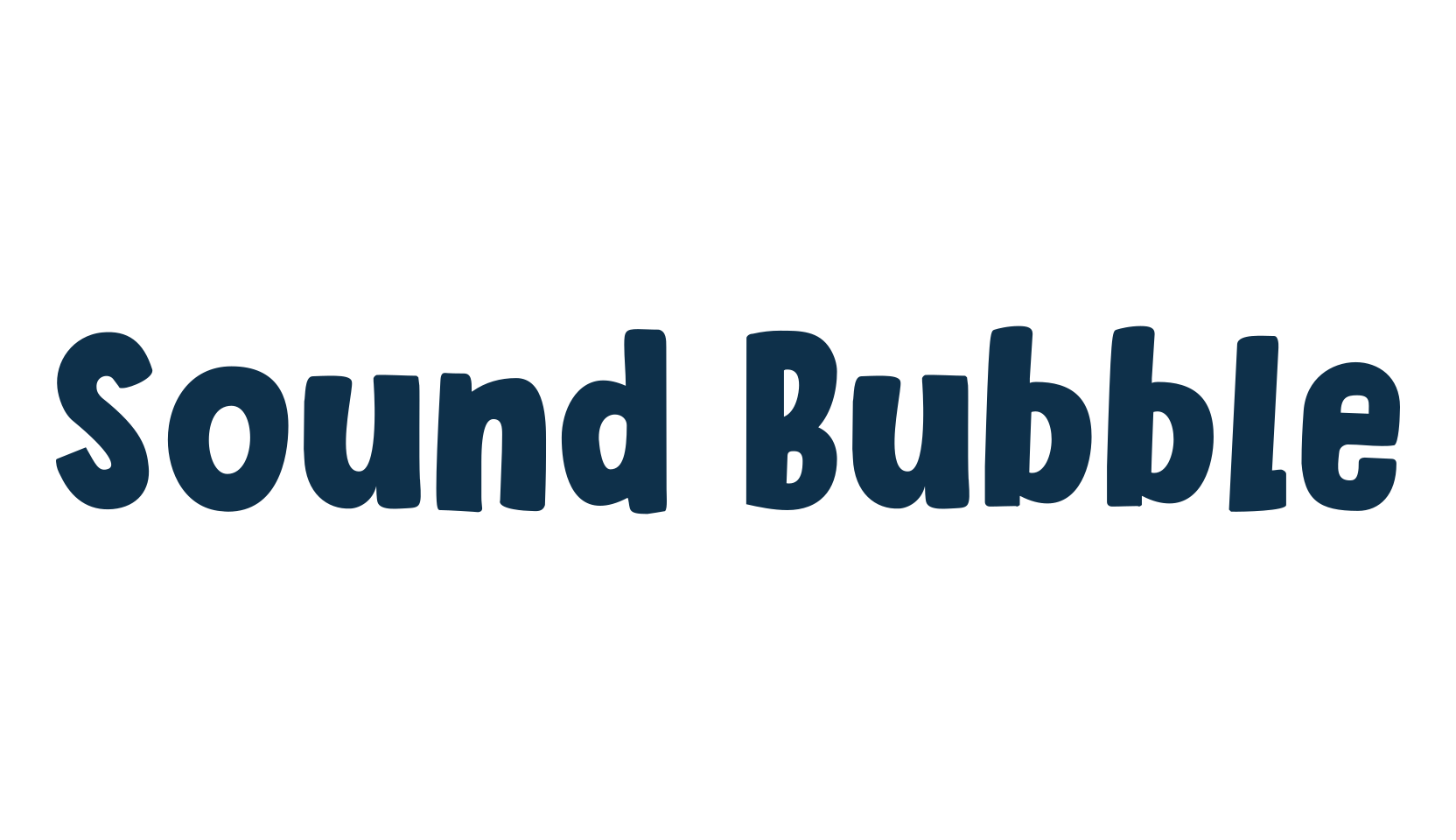 Sound Bubble, cartoon font preview
