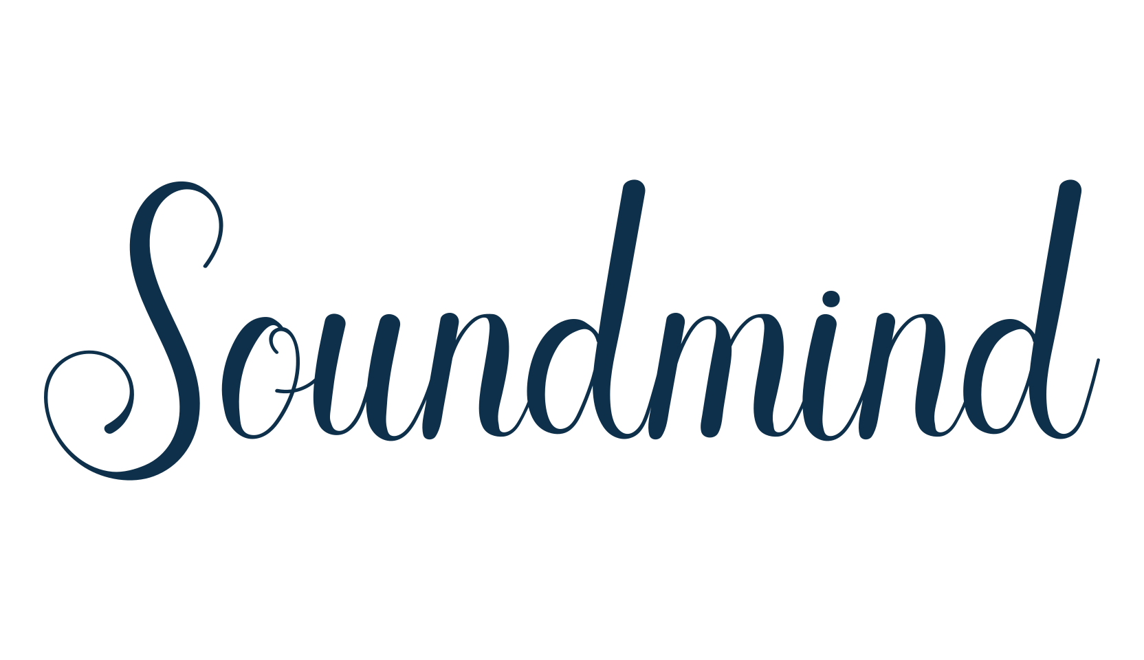 Soundmind, script calligraphy fancy decorative font preview