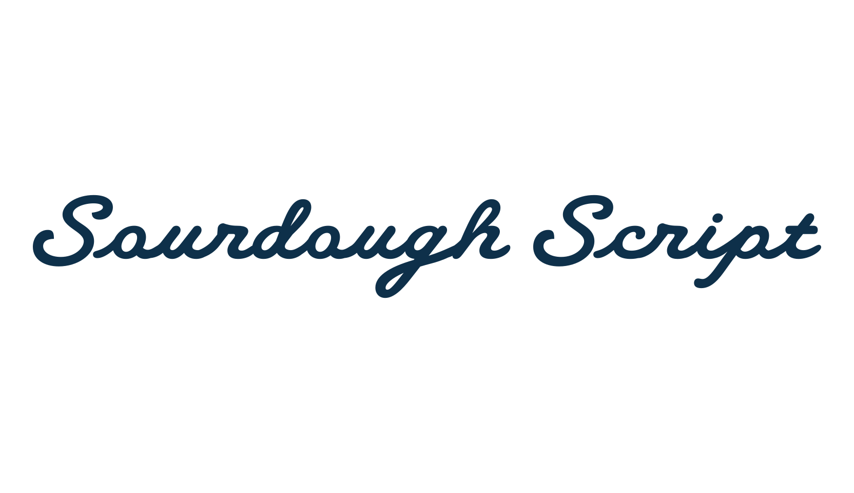 Sourdough Script, fancy various decorative script calligraphy font preview