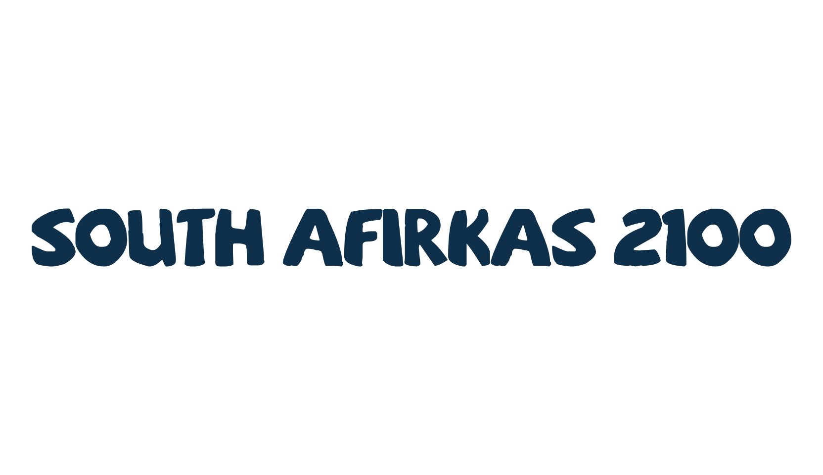 South Afirkas 2100, various font preview