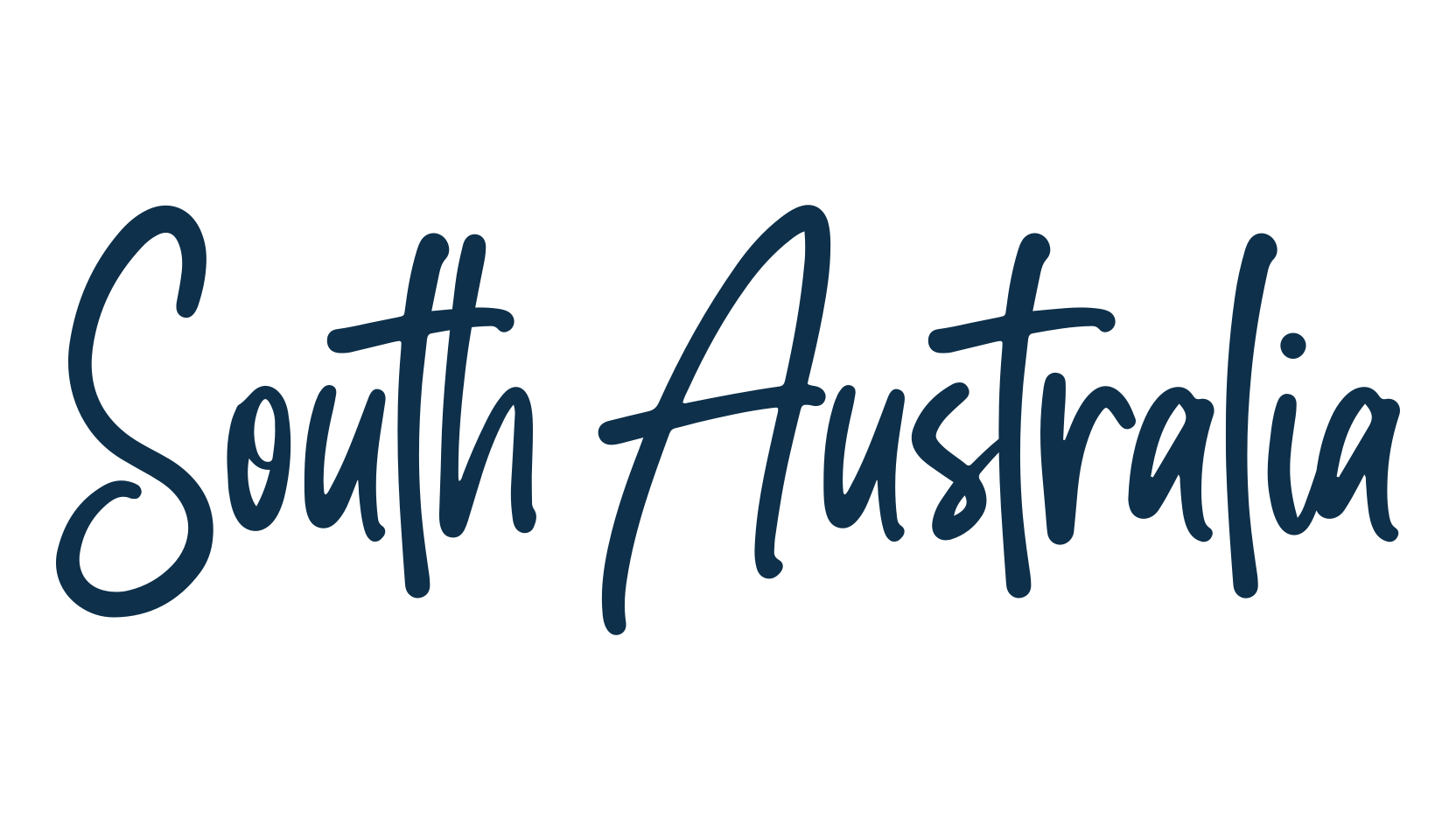 South Australia (south-australia), handwriting font preview