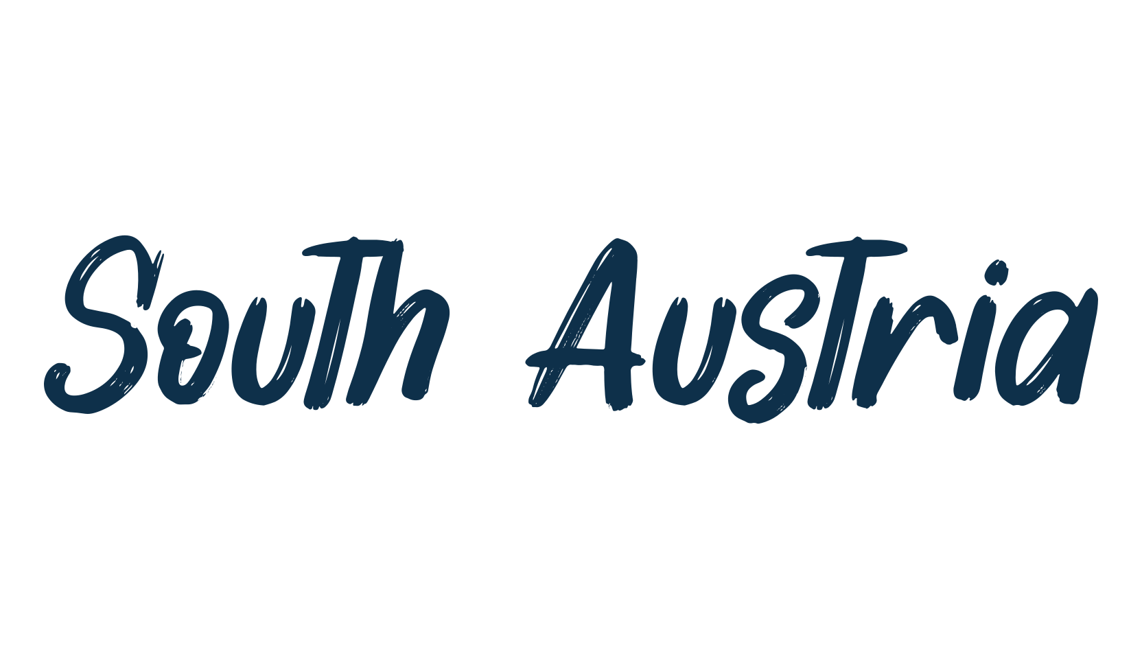 South Austria, script brush fancy decorative calligraphy font preview
