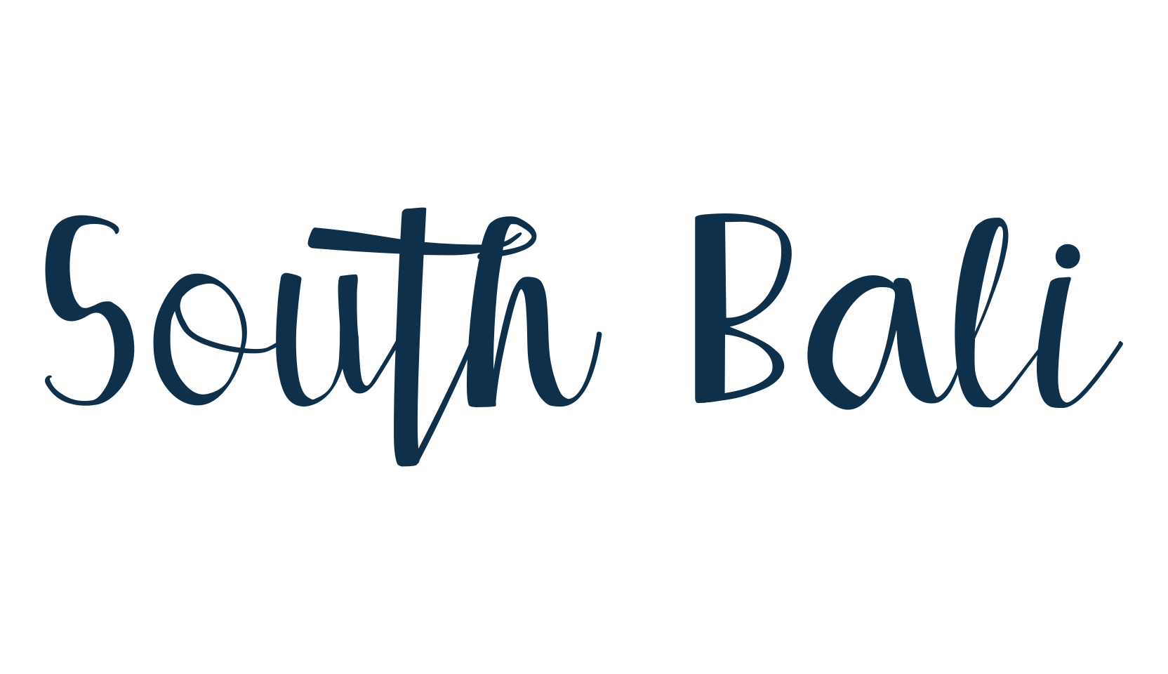 South Bali, fancy various decorative script calligraphy font preview