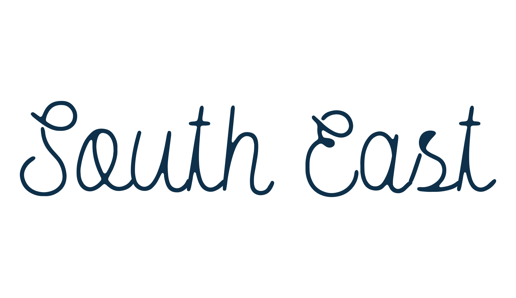 South East (south-east), various font preview