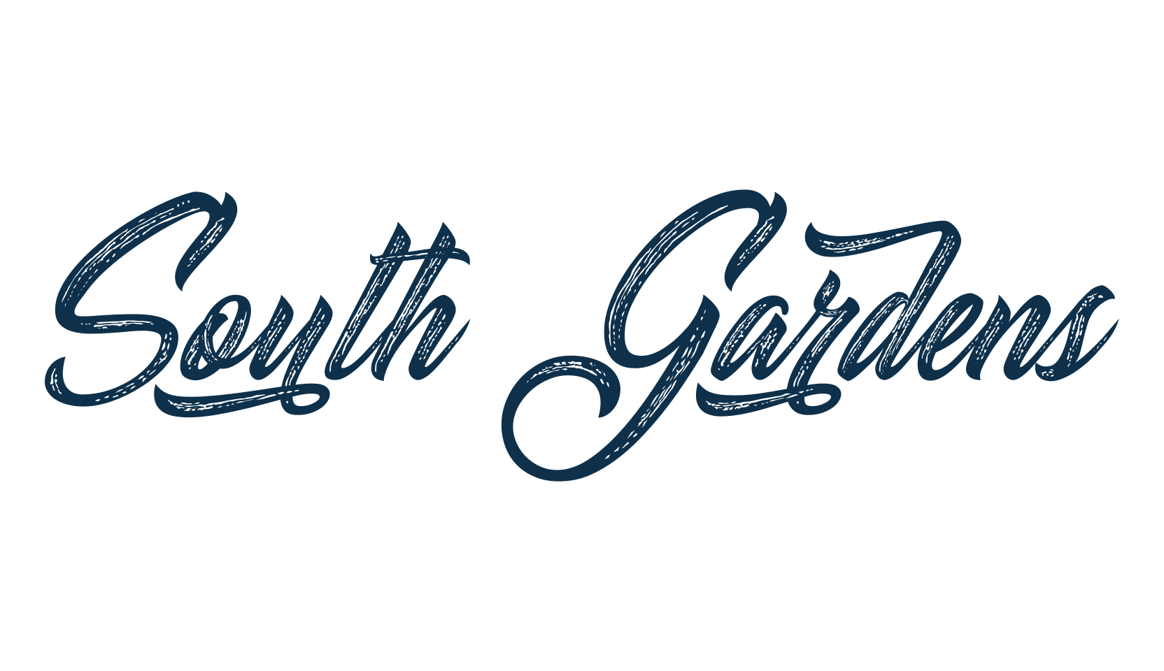 South Gardens, various font preview