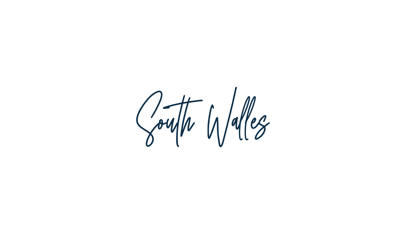 South Walles, script handwritten fancy decorative calligraphy font preview