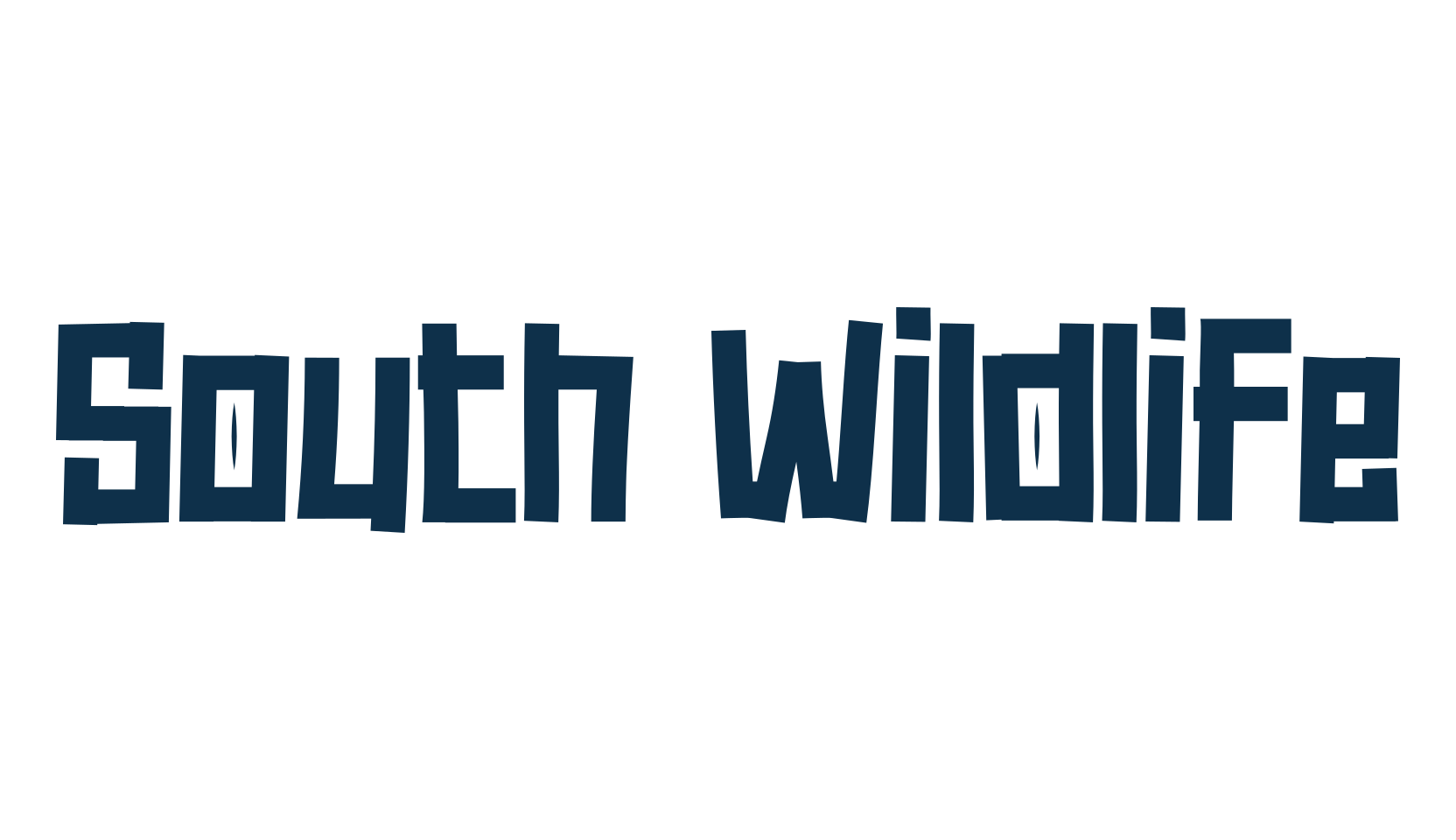 South Wildlife, fancy various decorative font preview