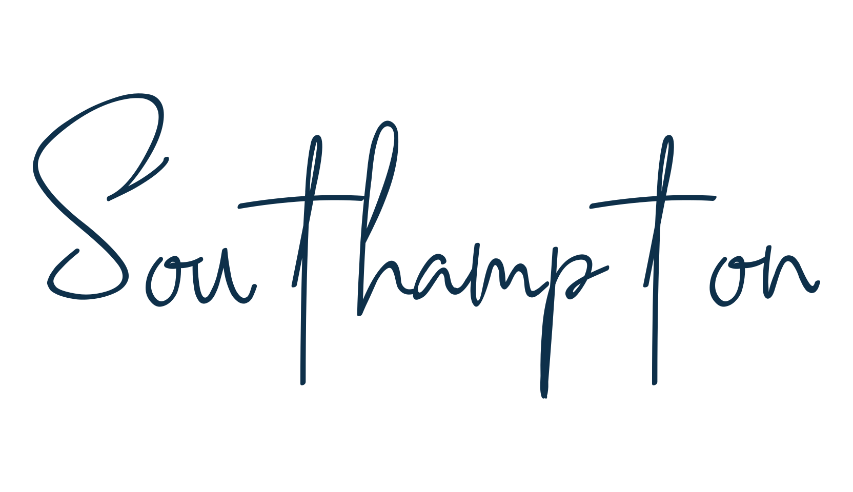 Southampton (southampton), script handwritten fancy decorative calligraphy font preview