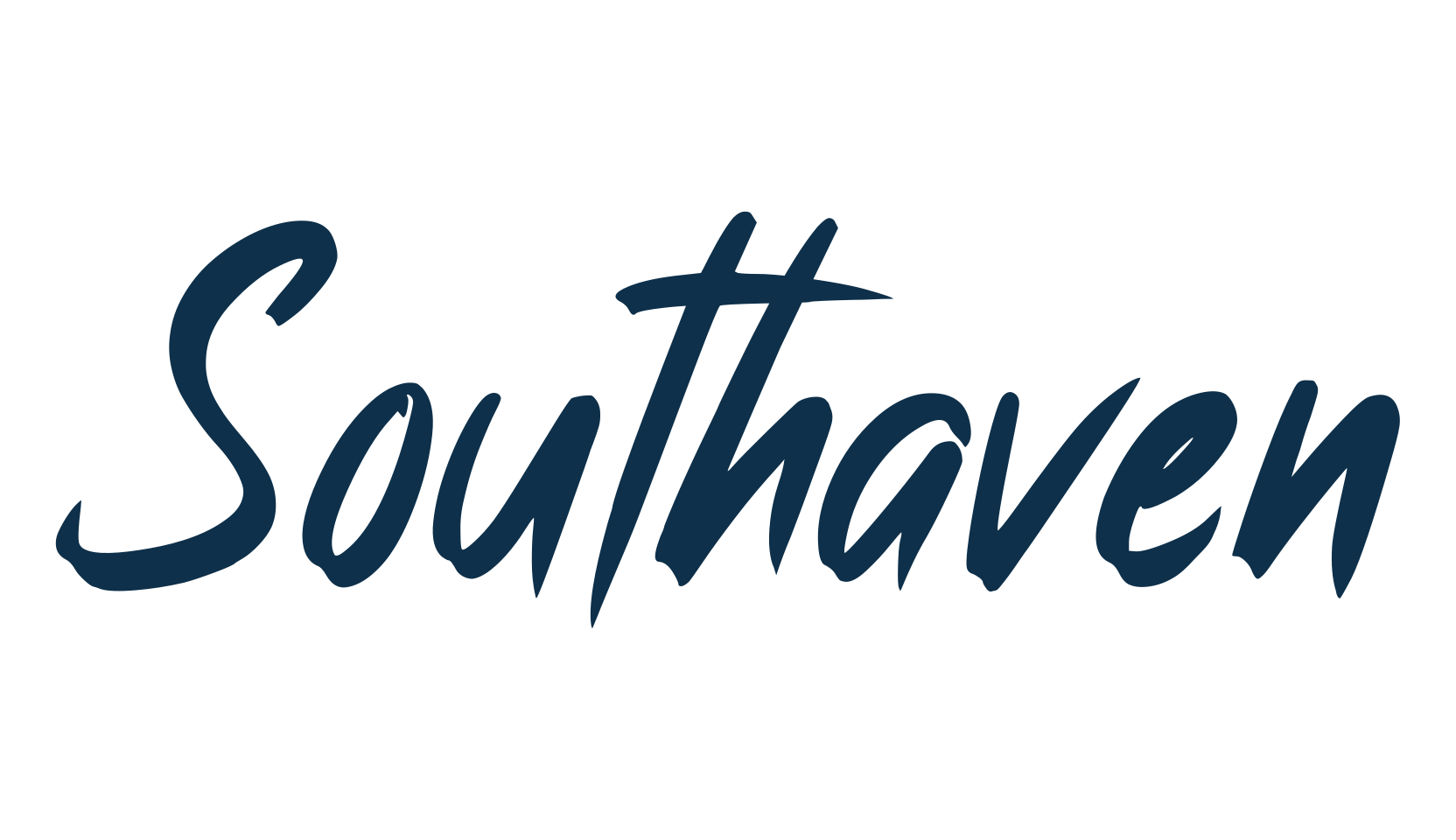 Southaven, brush font preview