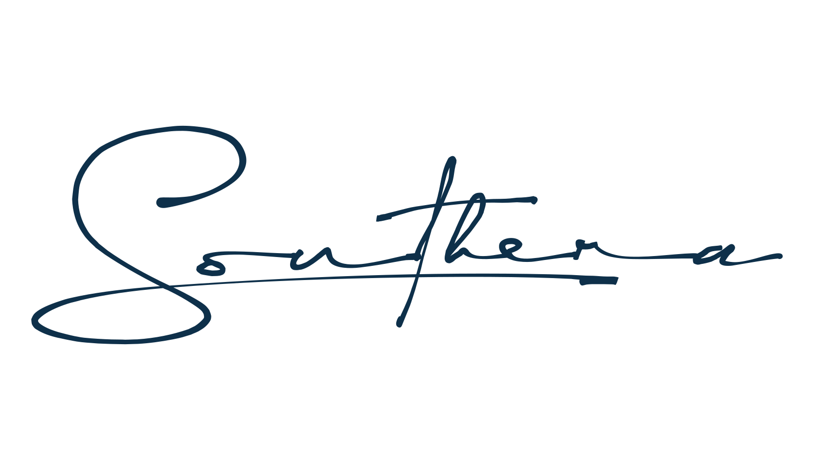 Southera, handwriting font preview