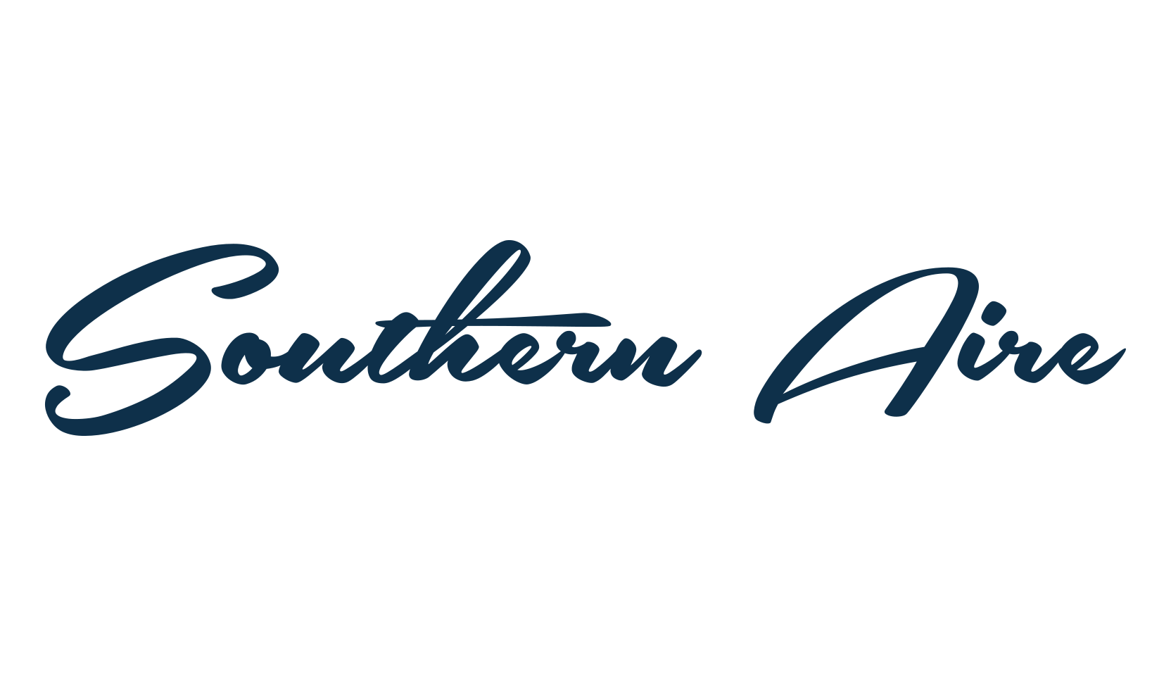 Southern Aire, brush font preview