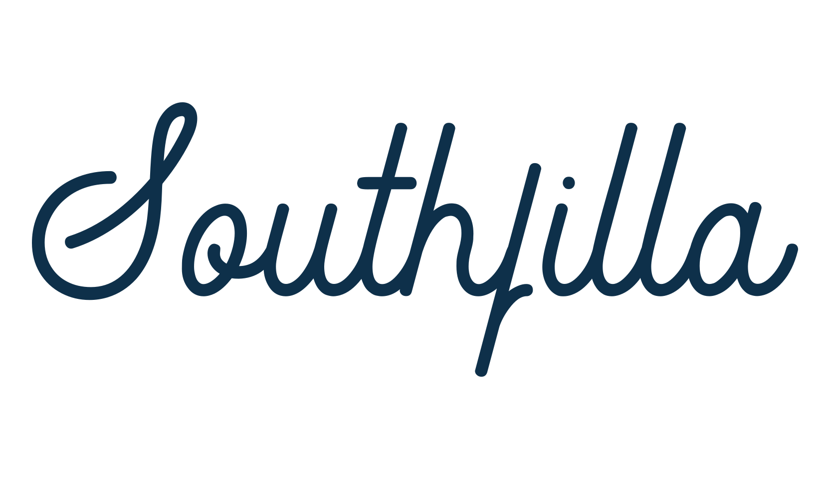 Southfilla, fancy various decorative script calligraphy font preview