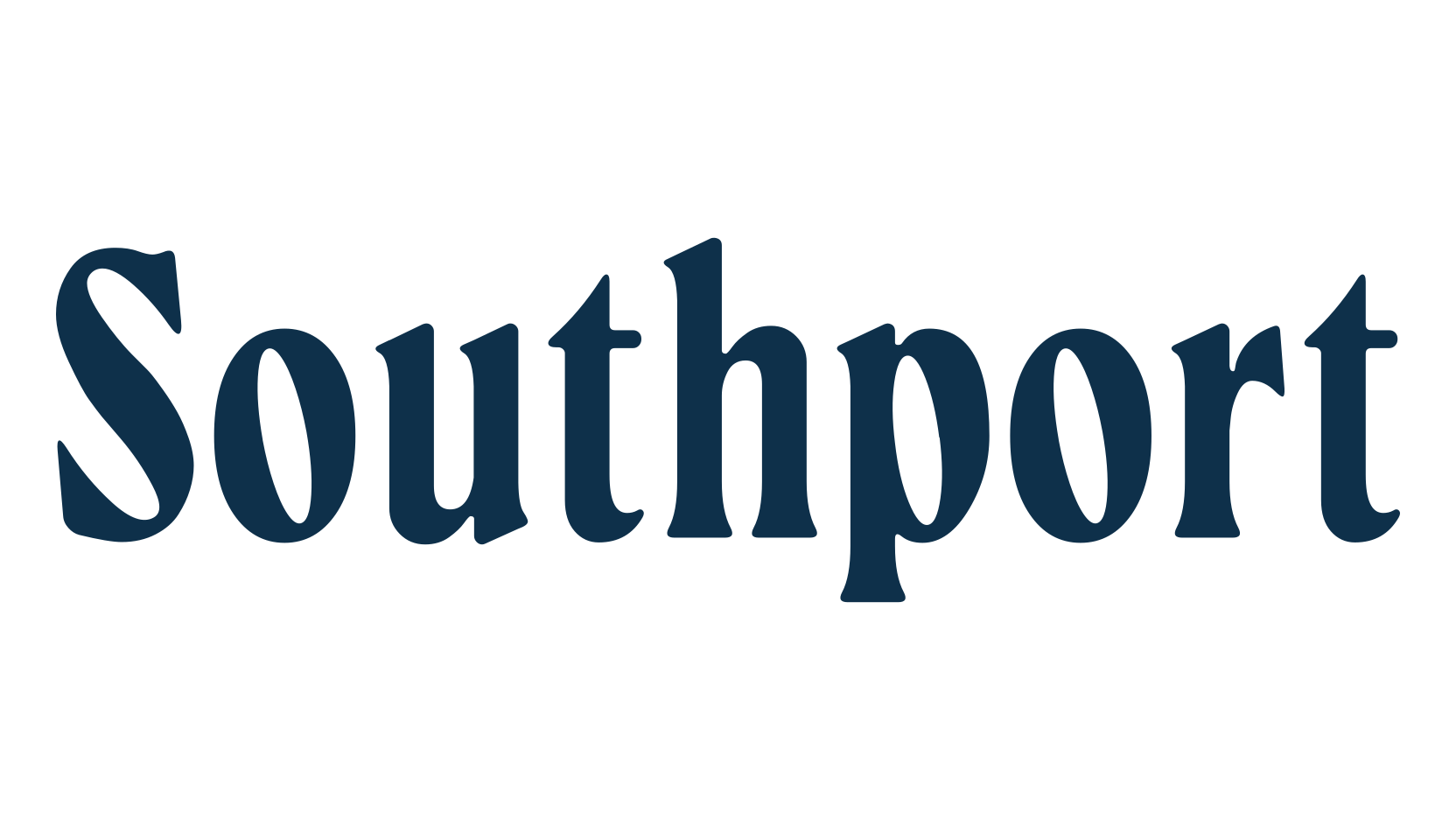 Southport, basic serif font preview