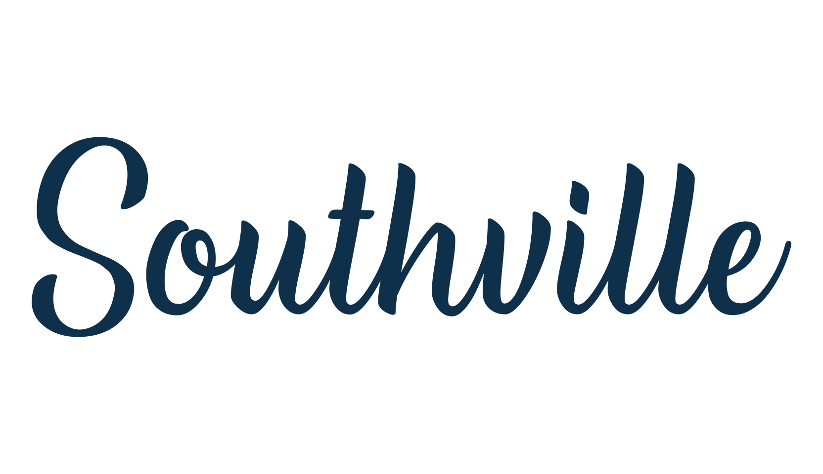 Southville, script calligraphy fancy decorative font preview