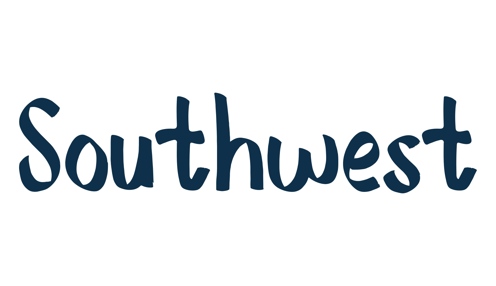 Southwest, script handwritten fancy decorative calligraphy font preview