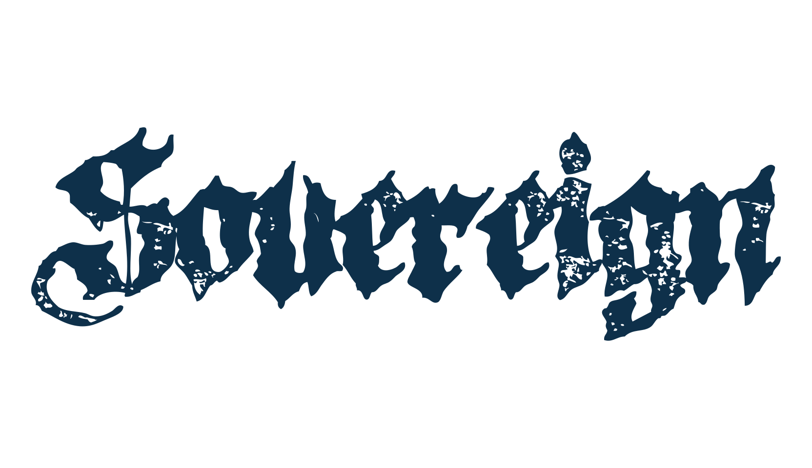 Sovereign, modern font preview