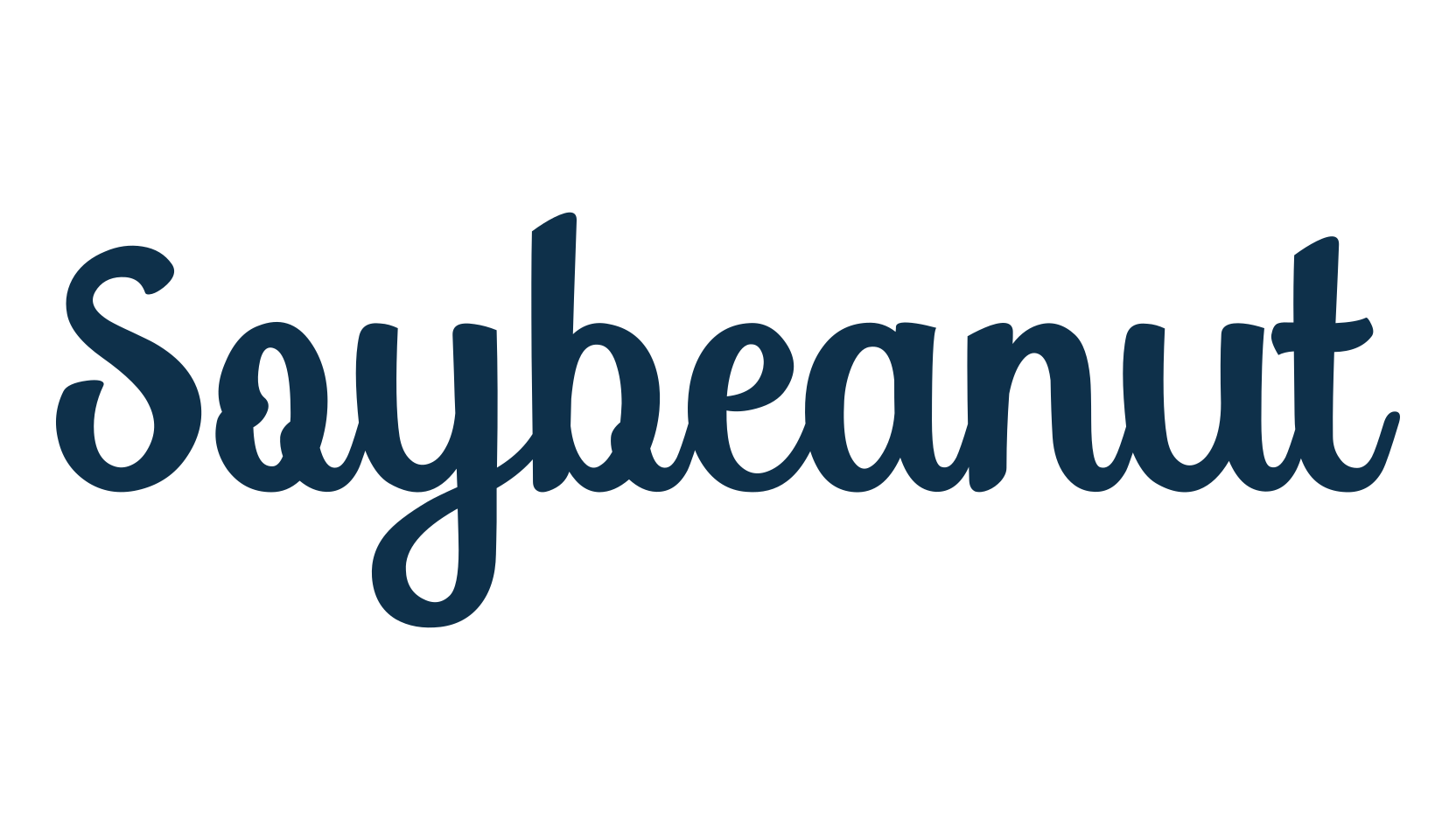 Soybeanut, fancy decorative font preview
