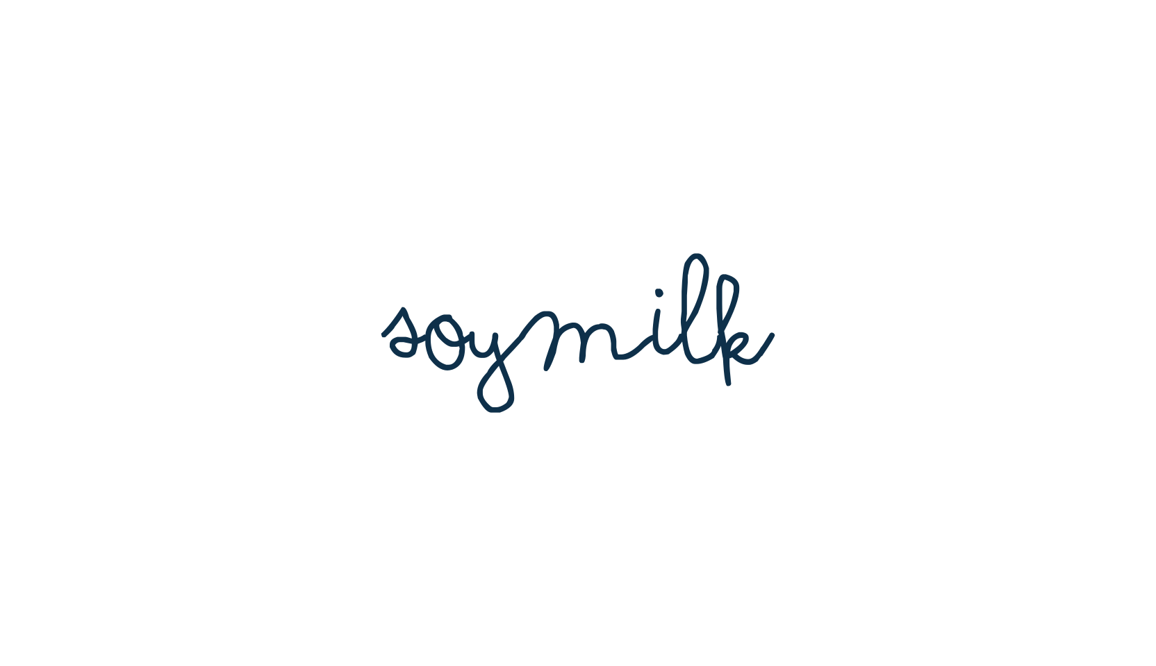 Soymilk, handwriting font preview