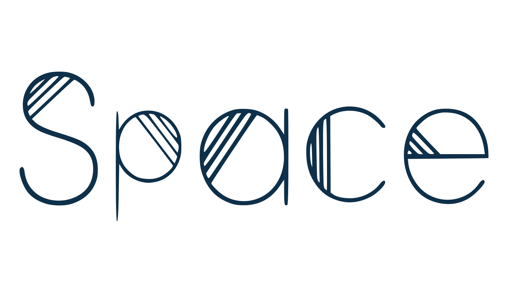 Space (space-2), fancy decorative font preview