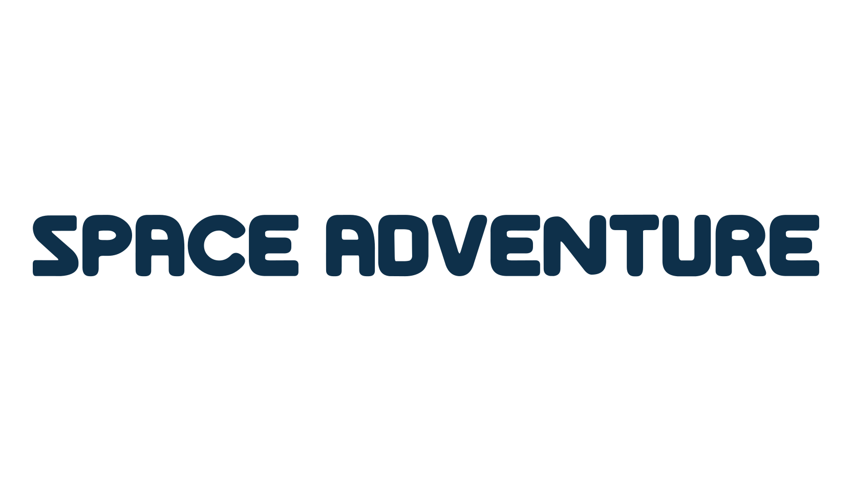Space Adventure, sci-fi font preview