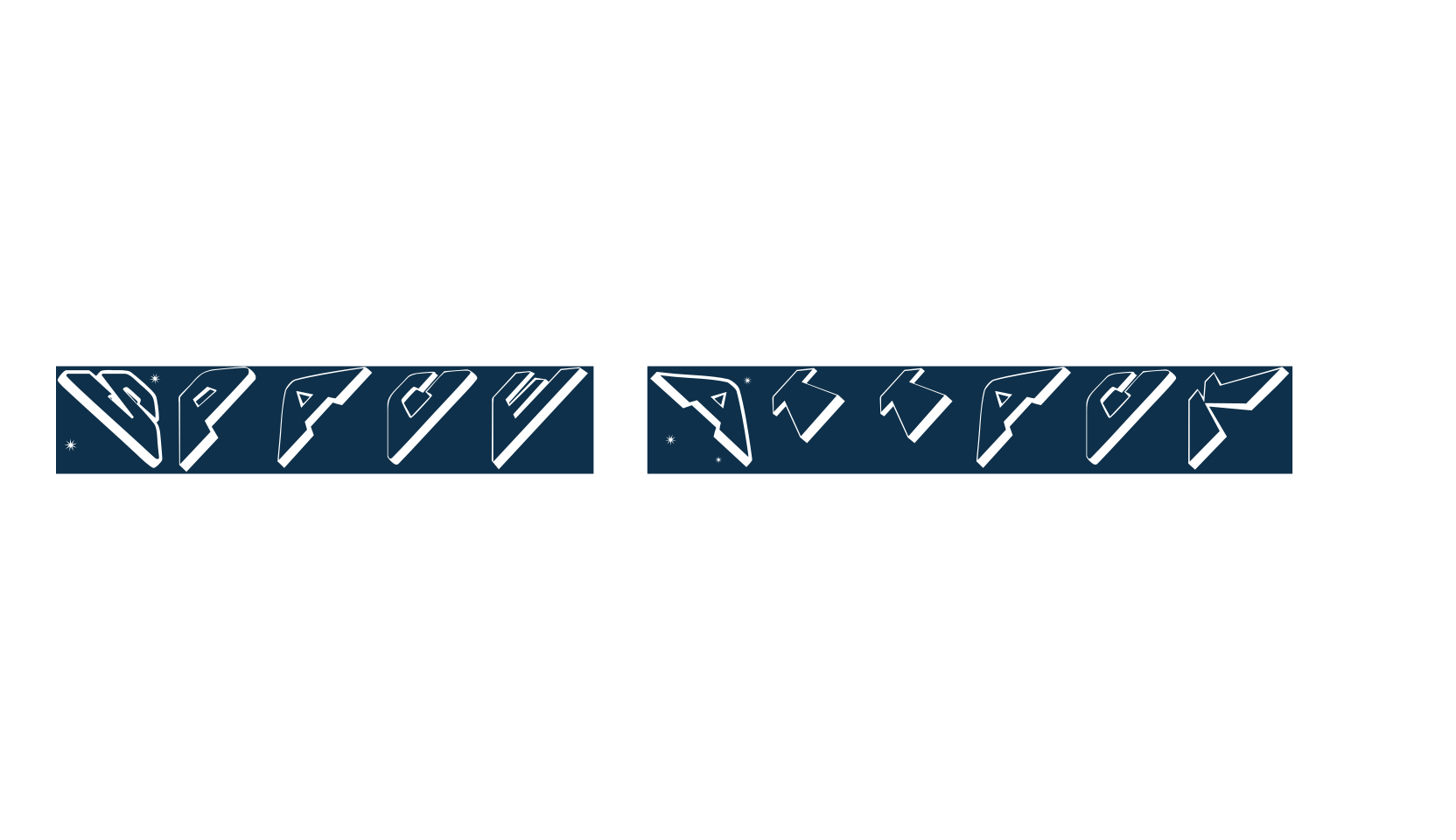 Space Attacks, display market font preview
