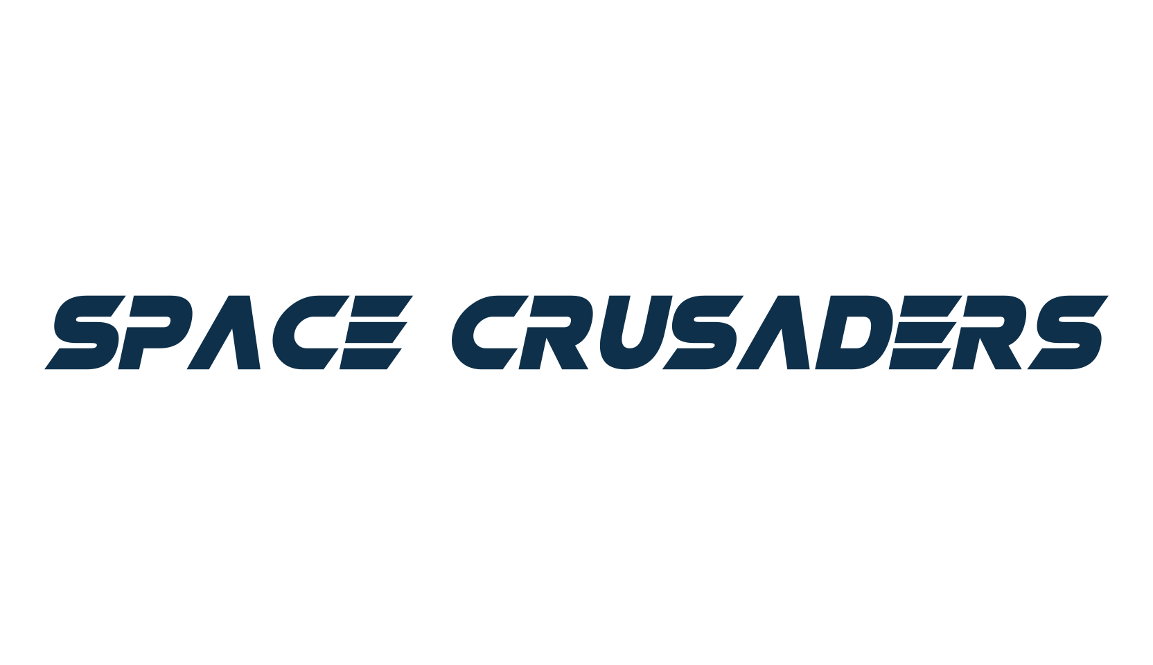 Space Crusaders, sci-fi font preview