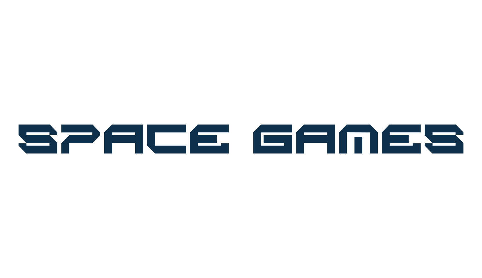 Space Games, sci-fi font preview