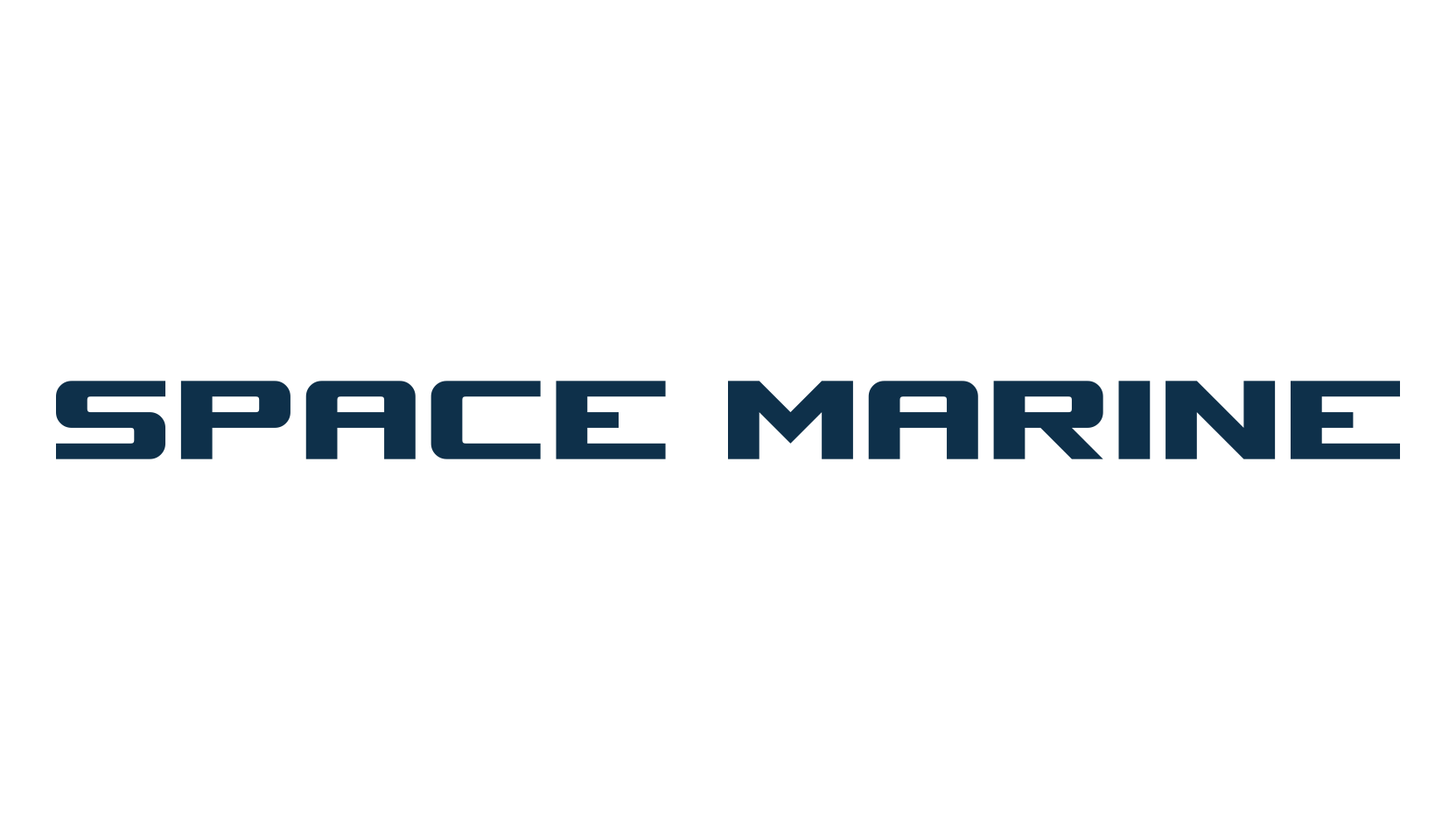 Space Marine, techno sci-fi font preview
