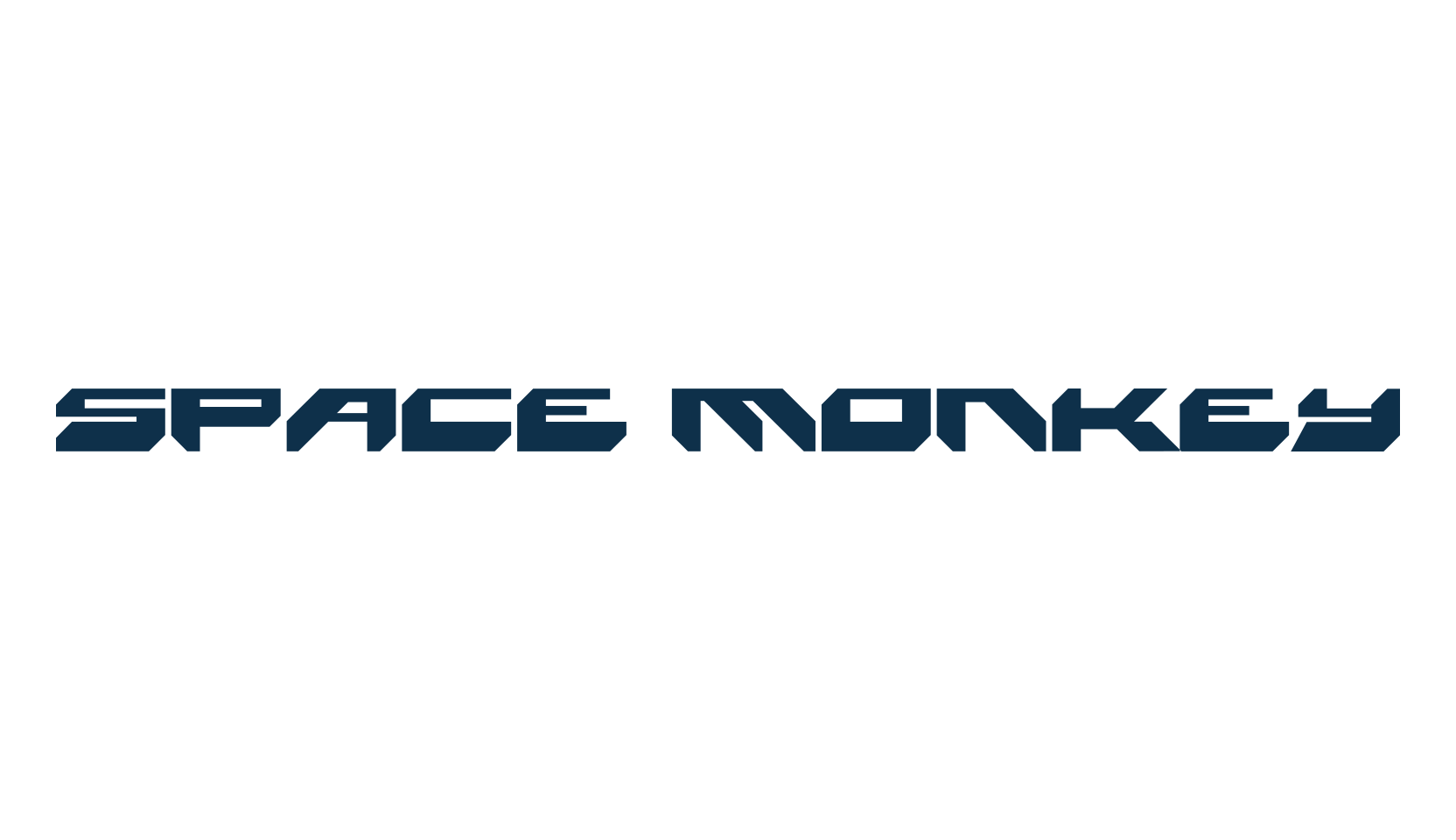 Space Monkey, techno sci-fi font preview