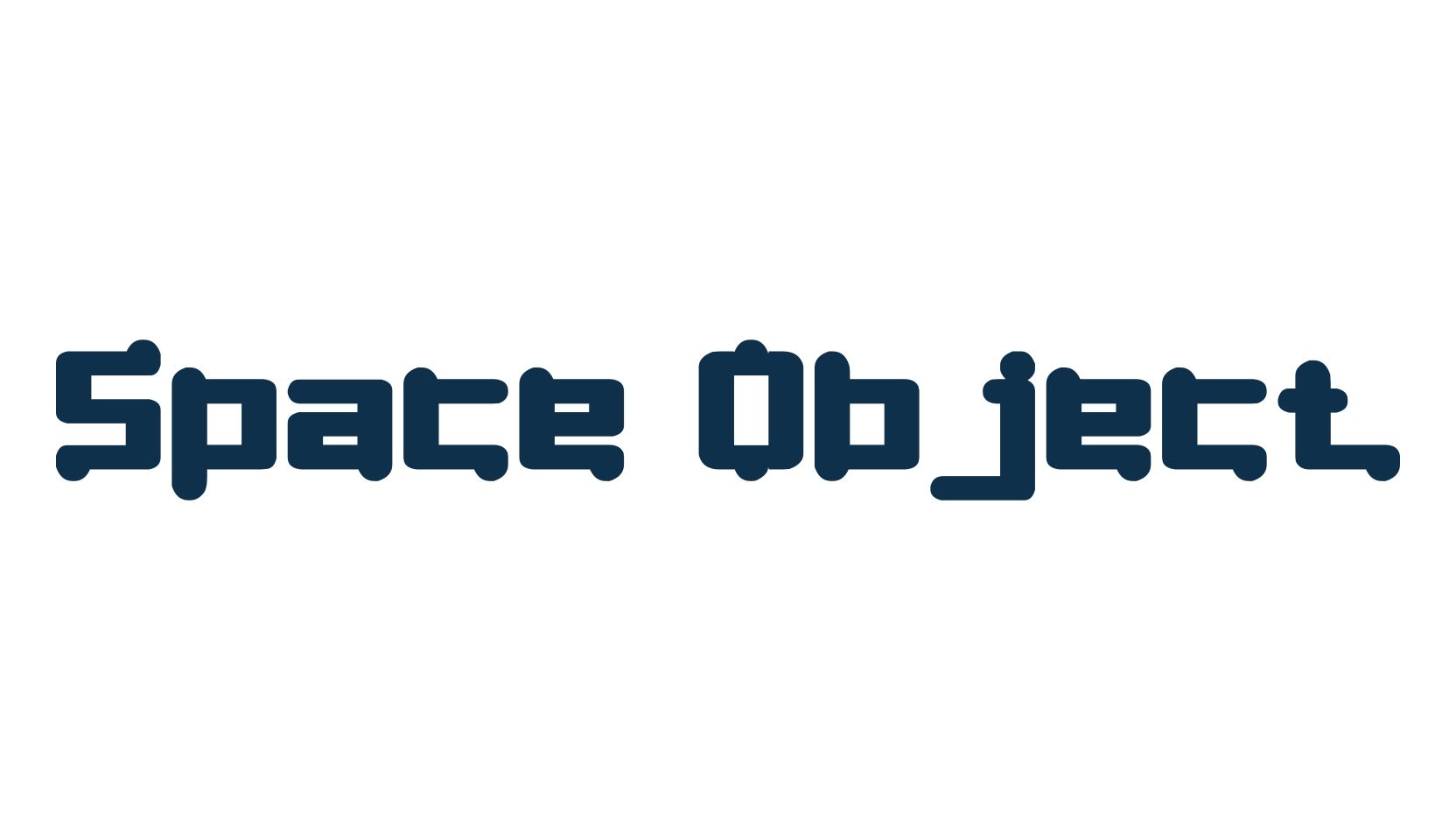 Space Object, fancy various techno sci-fi font preview