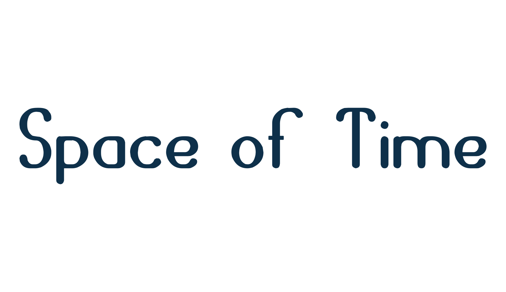 Space of Time, fancy various techno sci-fi font preview