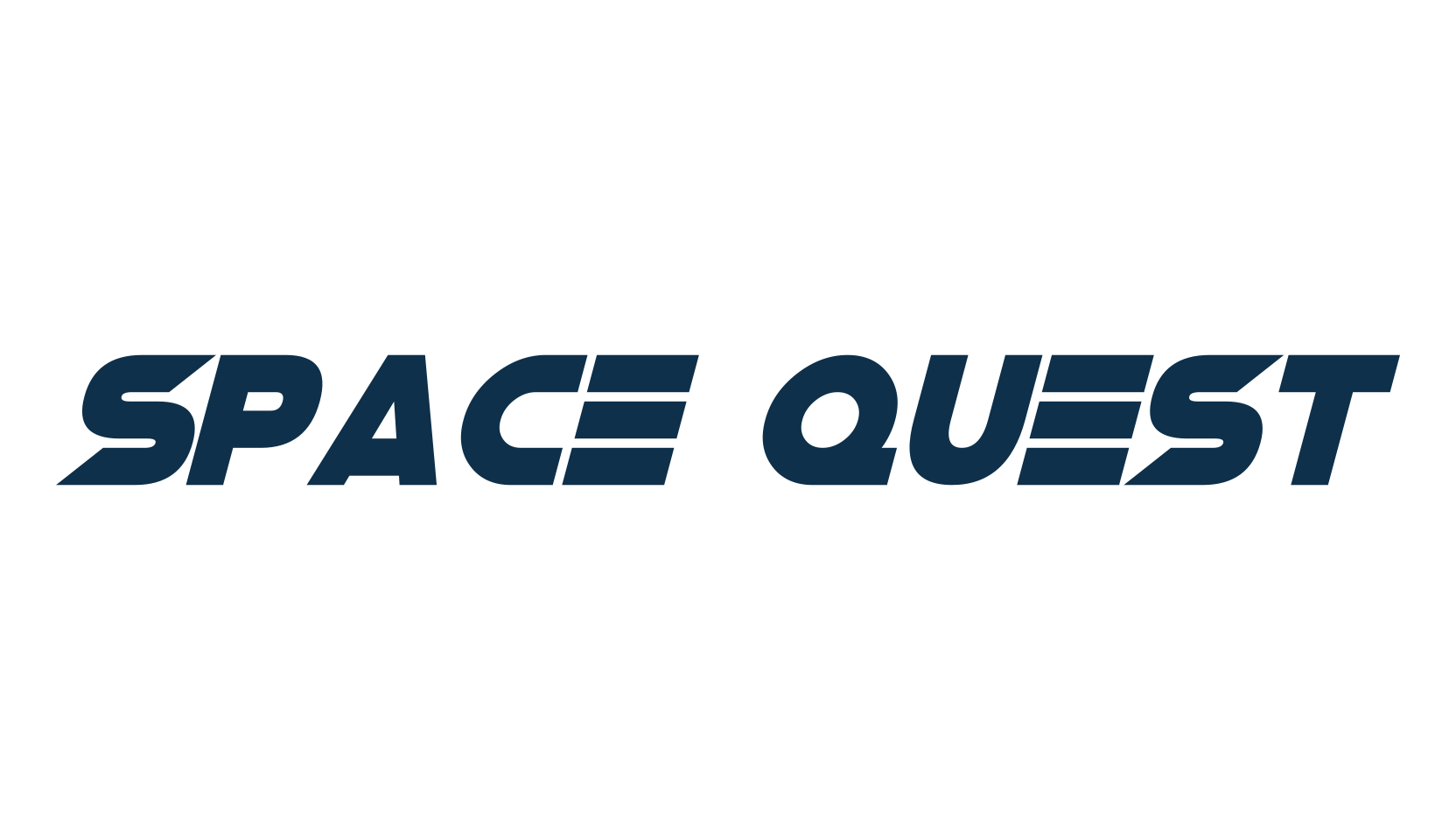 Space Quest, techno sci-fi font preview