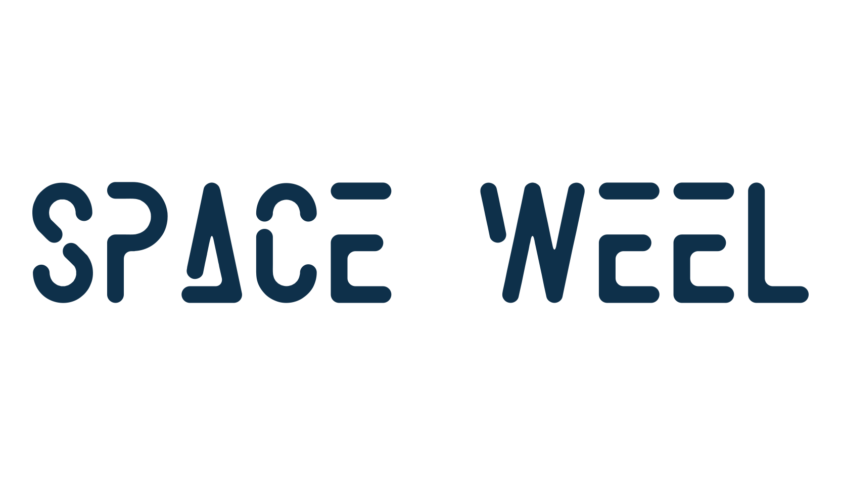 Space Weel, techno sci-fi font preview
