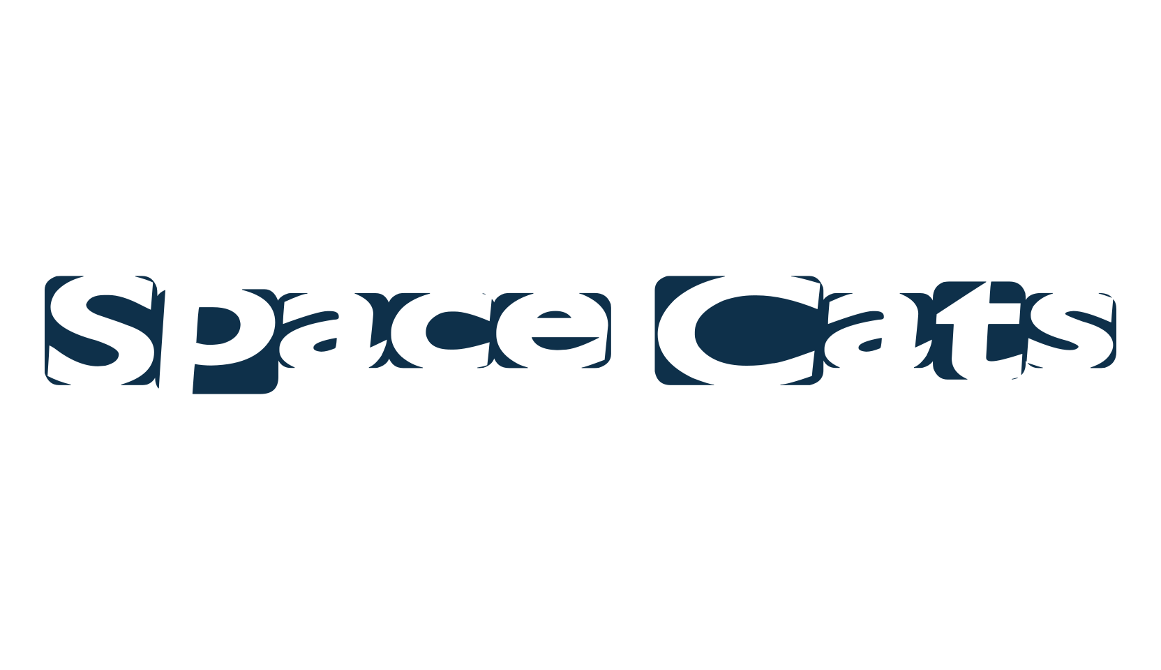 Space Cats, fancy decorative font preview