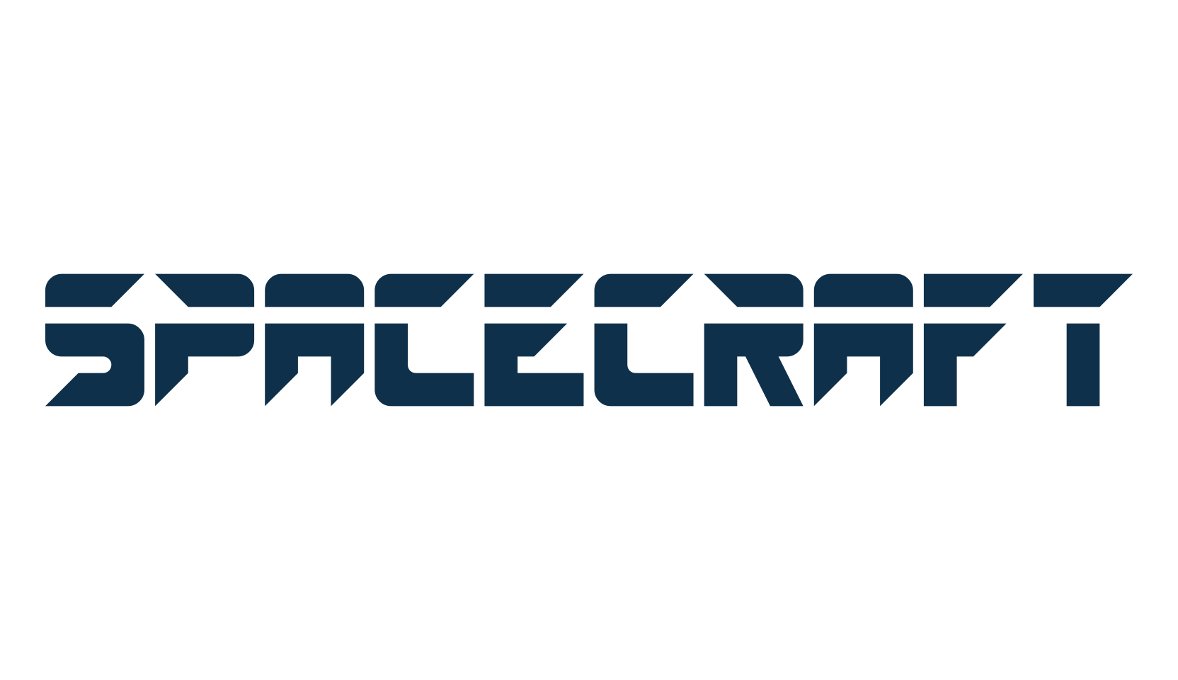 Spacecraft, sci-fi font preview