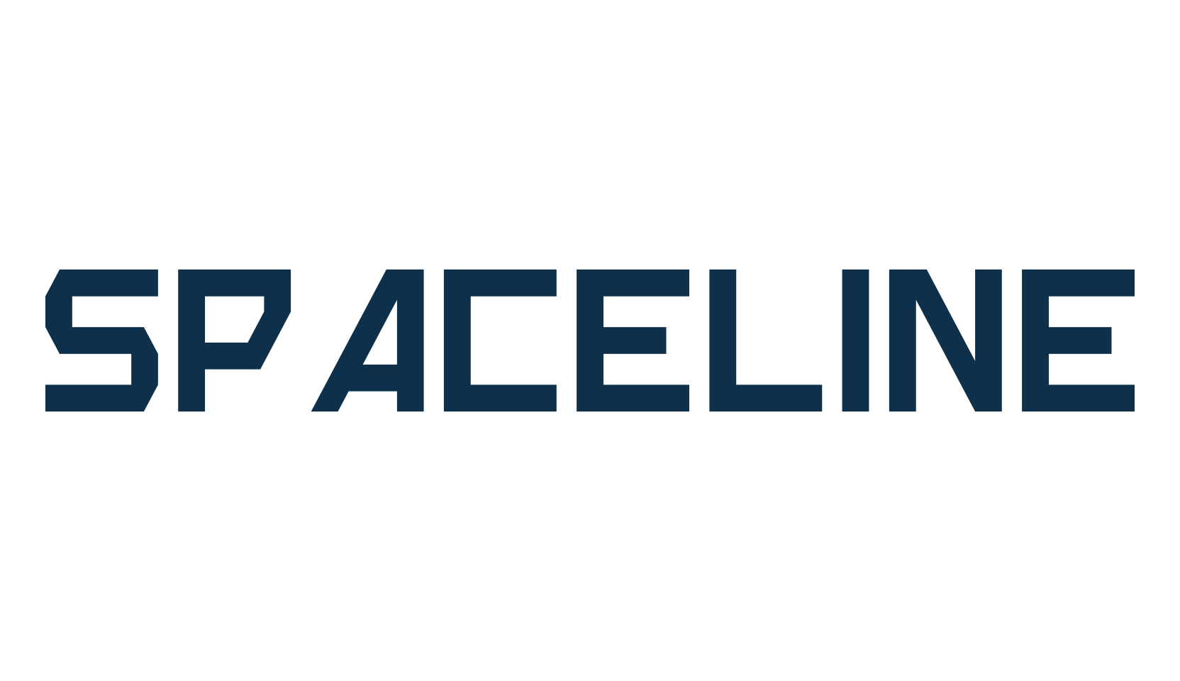 Spaceline, techno sci-fi font preview