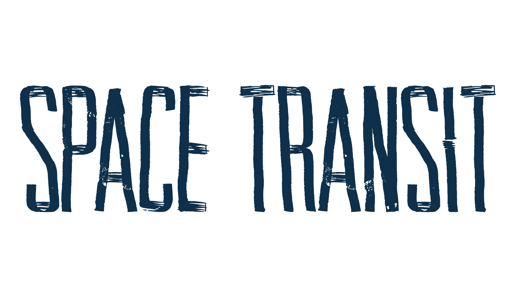 Space Transit, eroded font preview
