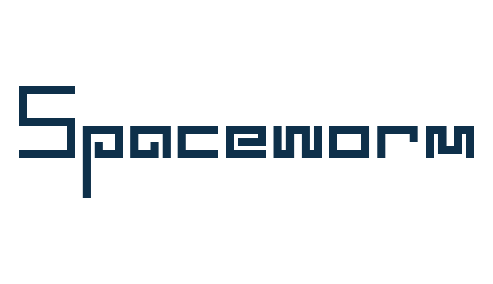 Spaceworm, square font preview