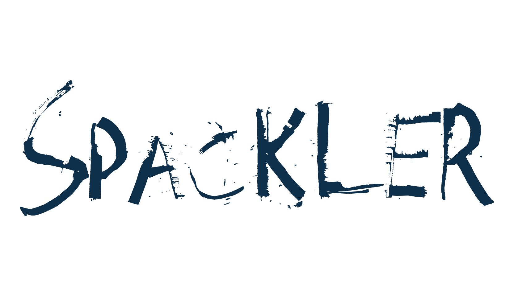 Spackler, script trash fancy decorative calligraphy font preview