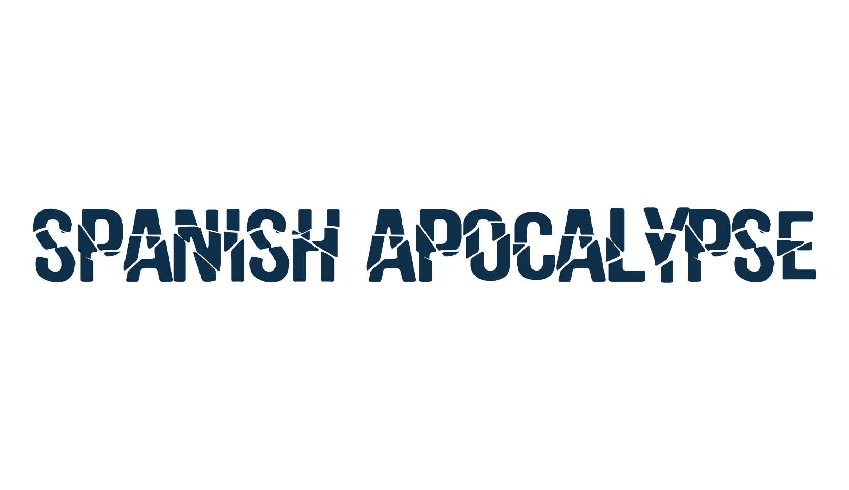 Spanish Apocalypse, destroy font preview