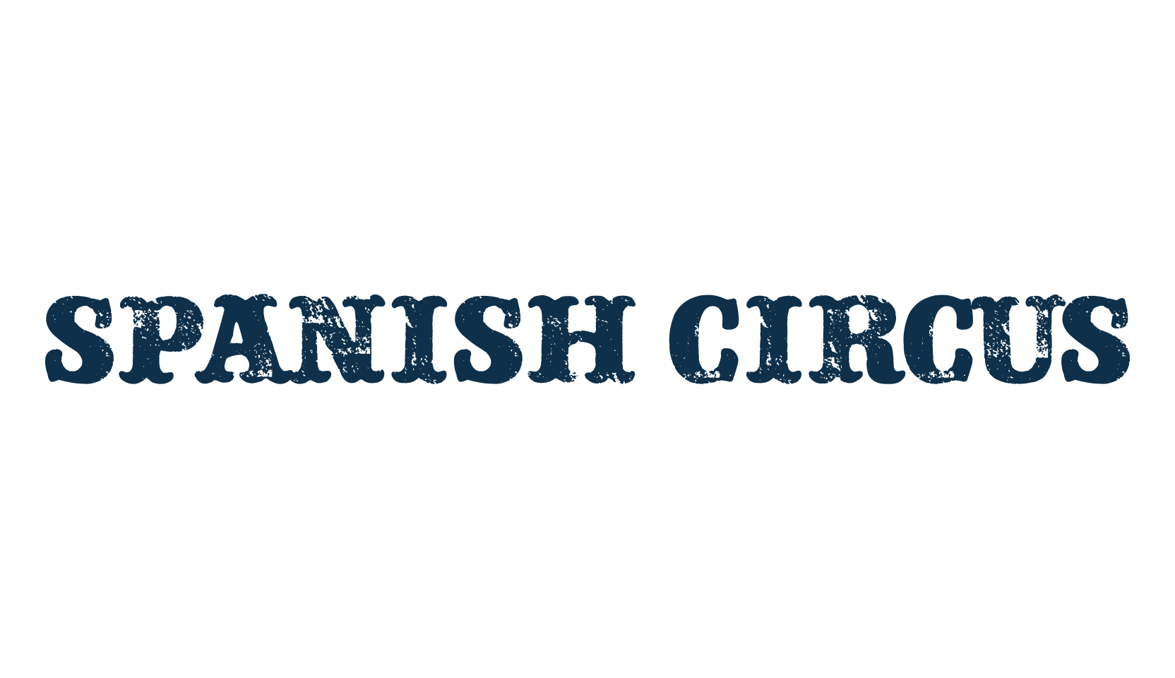 Spanish Circus, western font preview
