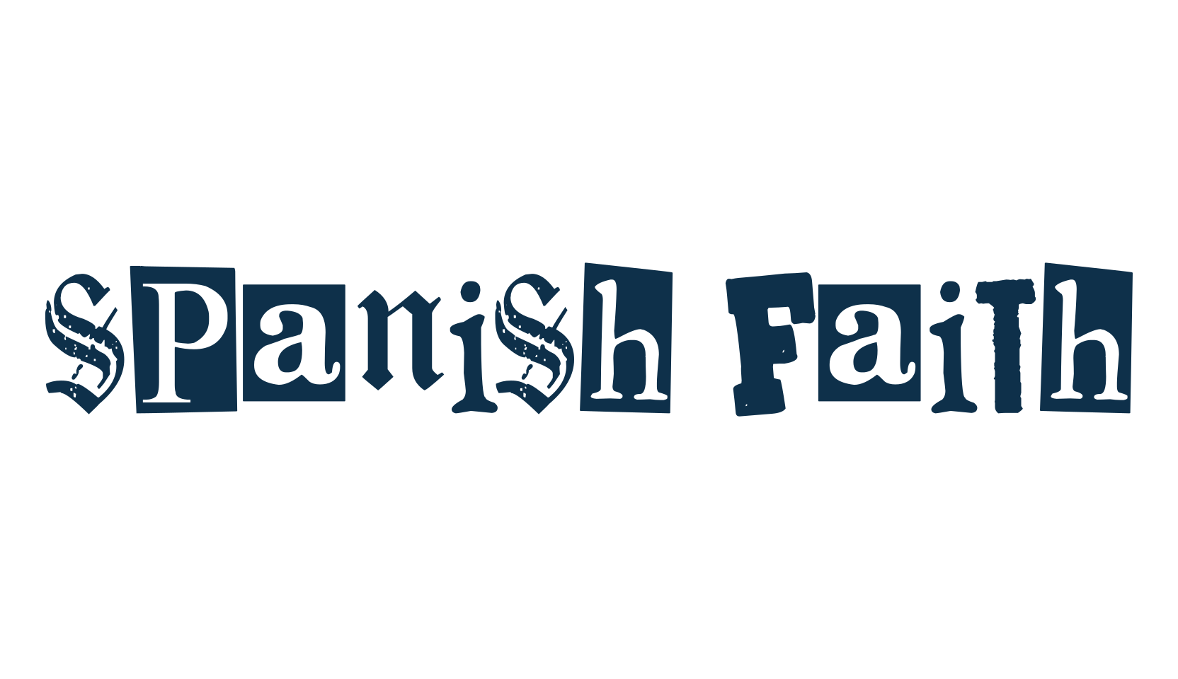 Spanish Faith, fancy distorted decorative font preview