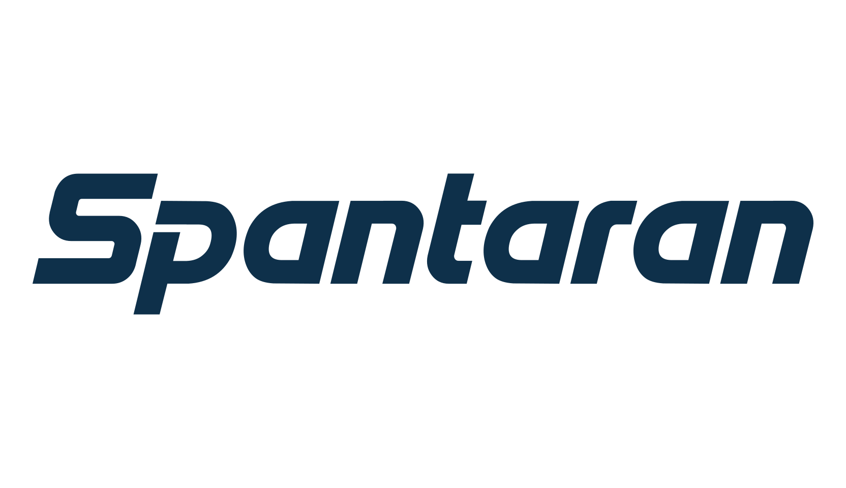 Spantaran, techno sci-fi font preview