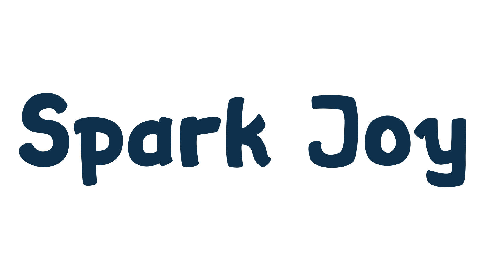 Spark Joy, fancy cartoon decorative comic font preview