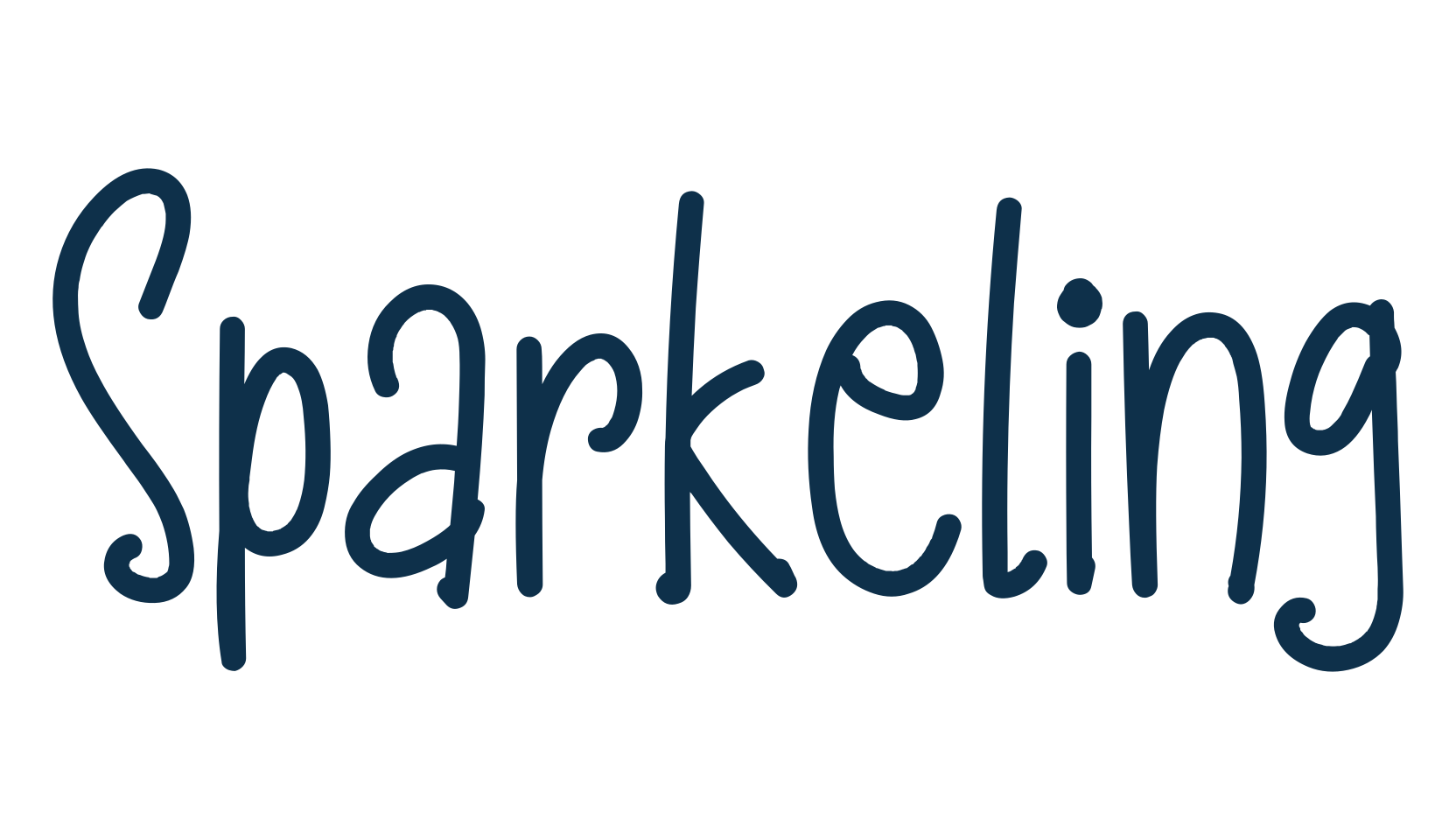 Sparkeling, fancy decorative font preview