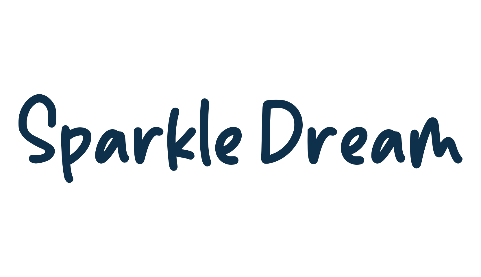 Sparkle Dream, handwriting font preview