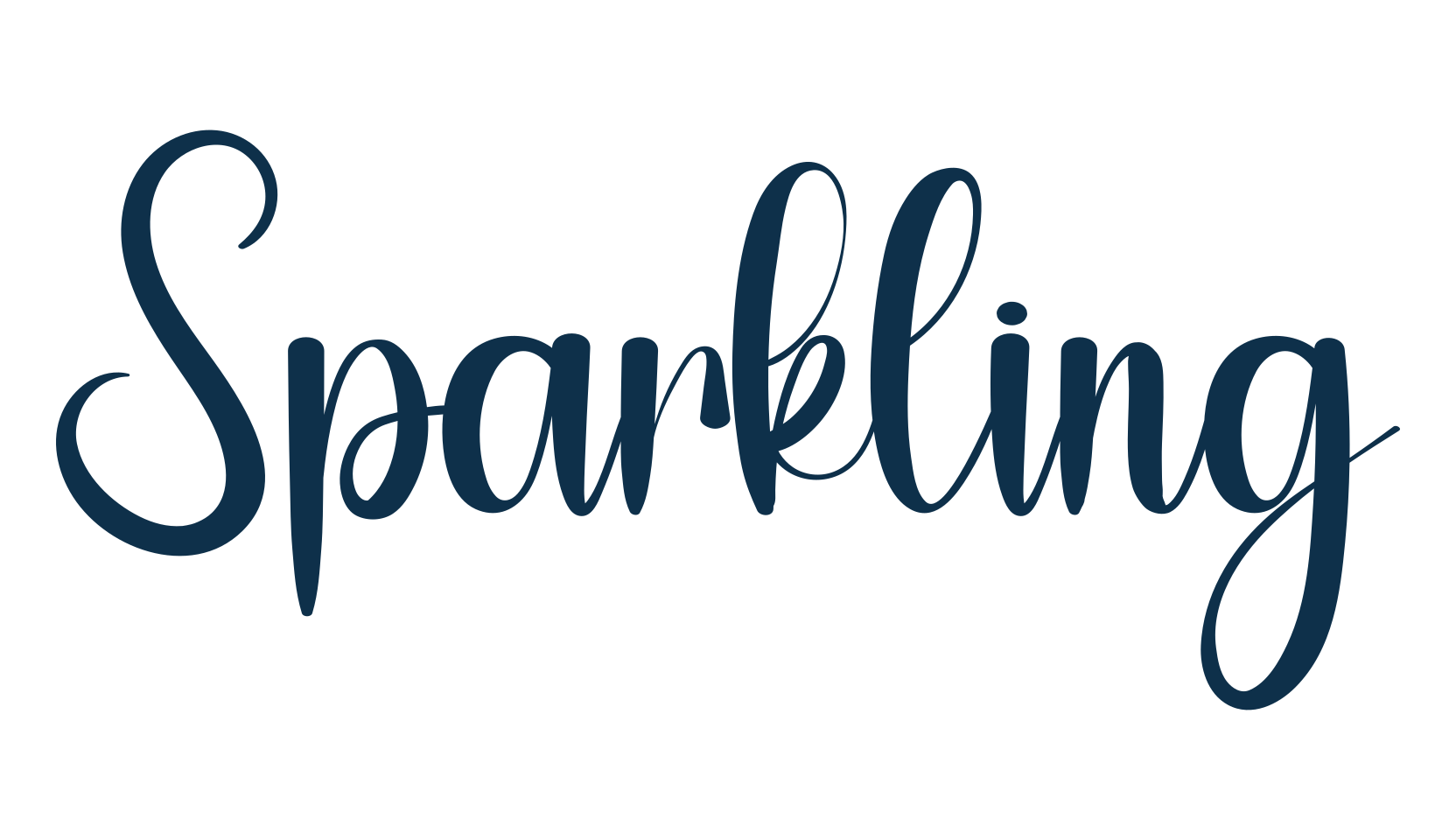 Sparkling (sparkling-4), fancy decorative font preview