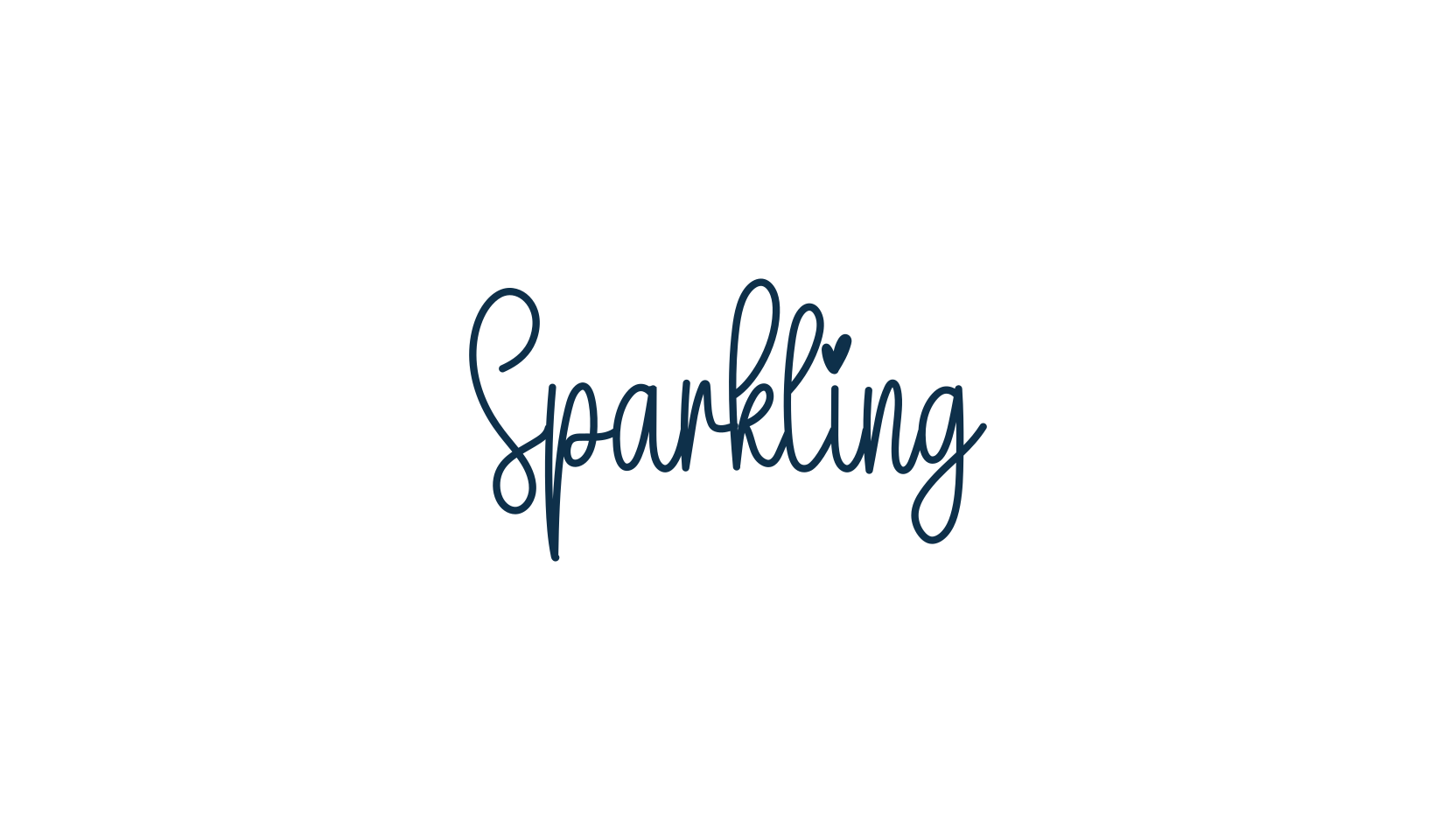 Sparkling (sparkling-5), handwriting font preview